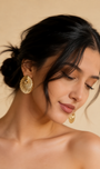 Gold Seashell Stud