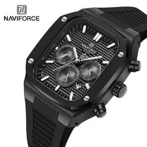Naviforce NF 8037 Square Chronograph Edition Men Watch With Official Warranty