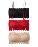 Sajiero Pack Of 3 Bralette - Florlace