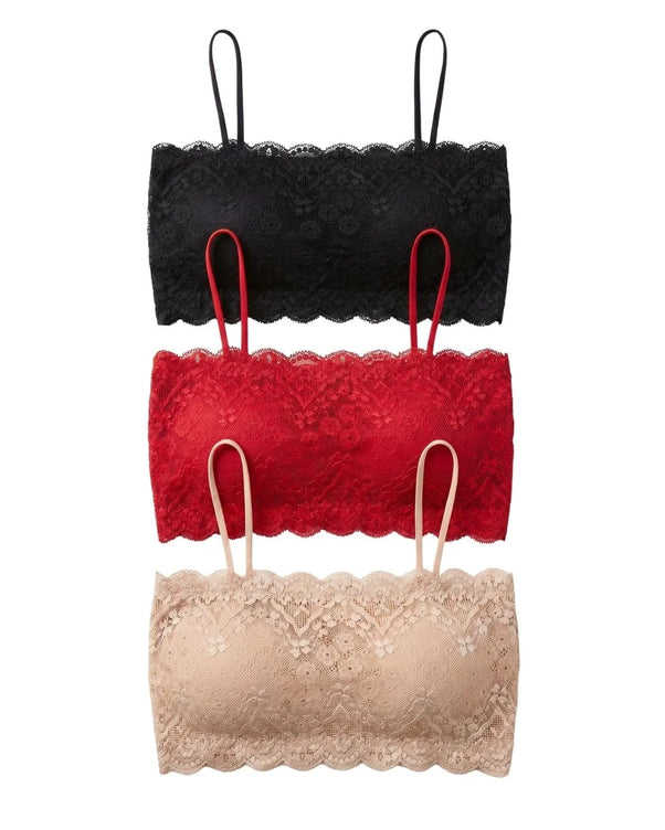 Sajiero Pack Of 3 Bralette - Florlace