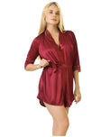 Sajiero Allure - Silk Robe with Bra and Panty
