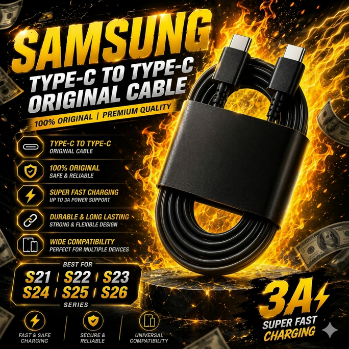 Samsung Type-C to Type-C 3A Super Fast Charging Cable