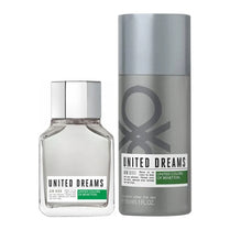 Benetton United Dreams Aim High Gift Set for Men - EDT 100ml + Deodorant Spray 150ml (8433982024757)