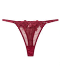 Sajiero Non Padded Bra Set - Midnight Sapphire - Maroon