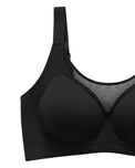 Sajiero Padded Seamless Ease Bra - Black