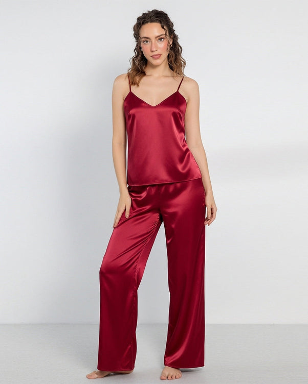 Sajiero Silk Sleeveless Pj Suit - Dream Silk