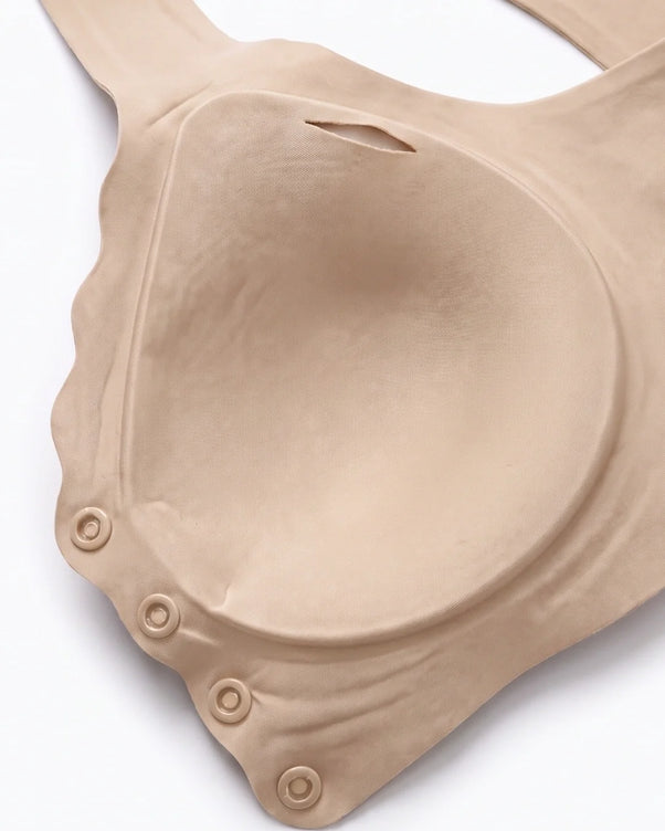 Sajiero Front-Button Bra - Zova - Skin