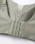 Sajiero Padded Seamless Curve Bra - Olive Green