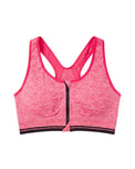 Sajiero Sports Bra - Zip Fit - Pink