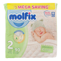 Molfix Baby Diaper Mini Size 2 Pack 90 Pcs