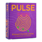 Pulse Ribbed Dotted Delay 3s Condoms