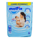 Molfix Baby Diaper Mini Size 2 Jumbo Pack 70 Pcs