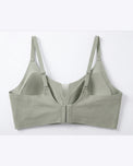 Sajiero Padded Seamless Curve Bra - Olive Green
