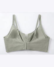 Sajiero Padded Seamless Curve Bra - Olive Green