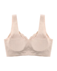 Sajiero Front-Button Bra - Zova - Skin