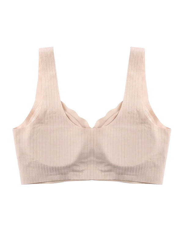 Sajiero Front-Button Bra - Zova - Skin