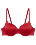 Sajiero Non-Padded Bra Set -  Camille - Red