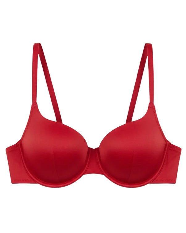 Sajiero Non-Padded Bra Set -  Camille - Red