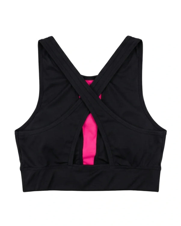 Sajiero Sport Bra - Flexora Fit - Black