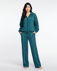 Sajiero Fleece Tracksuit – Daily Move - Green