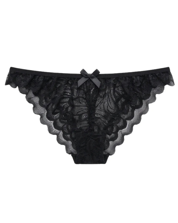 Sajiero Non Padded Bra Set - Seravine - Black