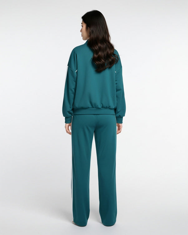 Sajiero Fleece Tracksuit – Daily Move - Green