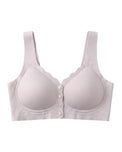 Sajiero Front-Button Bra - Zova - Champagne