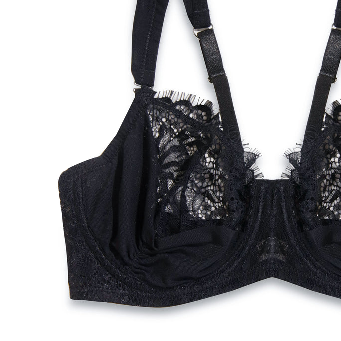 Sajiero Non Padded Bra - Obsidian Grace