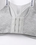 Sajiero Padded Seamless Curve Bra - Grey