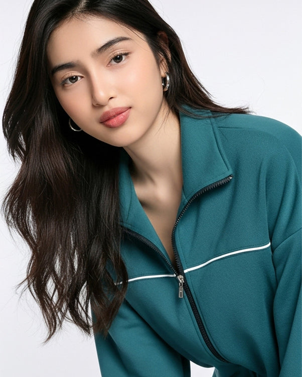 Sajiero Fleece Tracksuit – Daily Move - Green