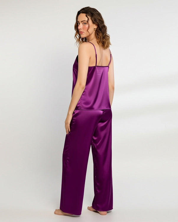 Sajiero Silk Sleeveless Pj Suit - Dream Silk