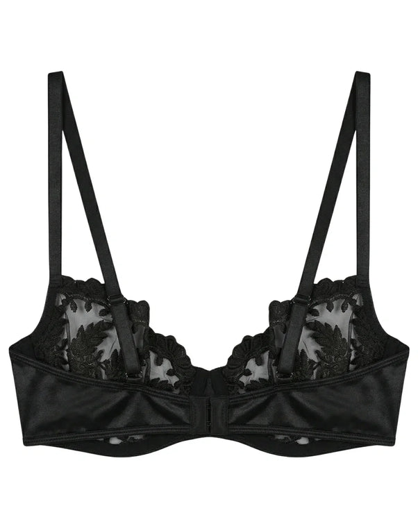 Sajiero Non Padded Bra Set - Serenade - Black
