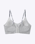 Sajiero Padded Seamless Curve Bra - Grey