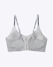 Sajiero Padded Seamless Curve Bra - Grey