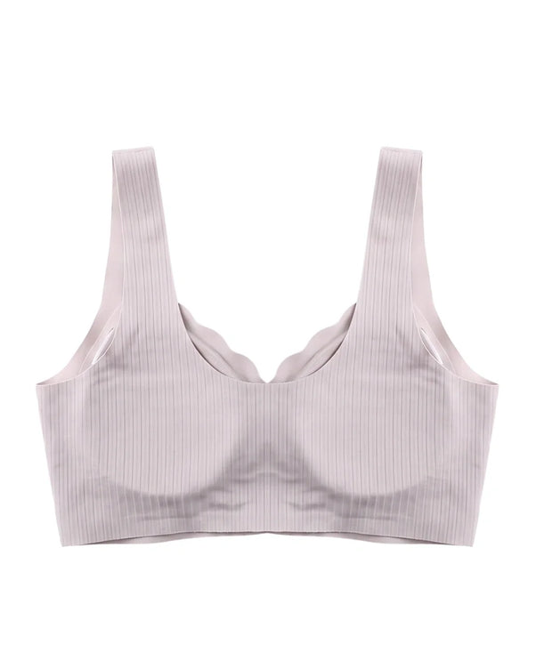 Sajiero Front-Button Bra - Zova - Champagne