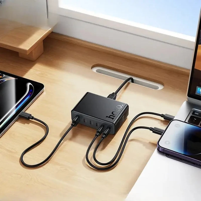 HOCO C152 Modern 70W 6 Port Desktop Fast Charging Station