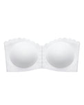 Sajiero Seamless Padded Bra - Invisia - White