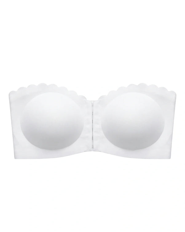 Sajiero Seamless Padded Bra - Invisia - White