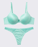 Sajiero Bra Set -  Aqua Curve
