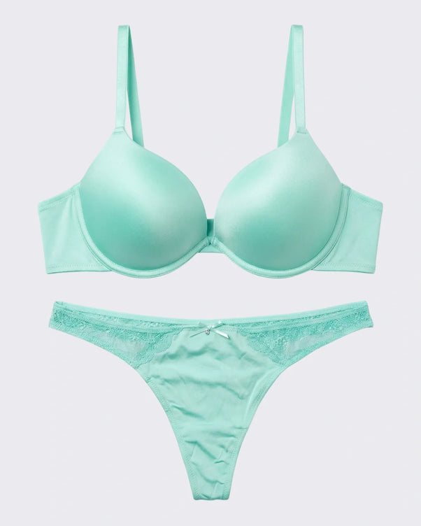 Sajiero Bra Set -  Aqua Curve