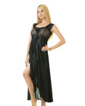 Sajiero Elegant 1 Piece Cross Cut Long Nightie (011)