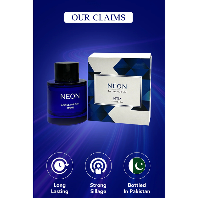 MTJ Neon Pour Homme EDP Perfume For Men 100ML