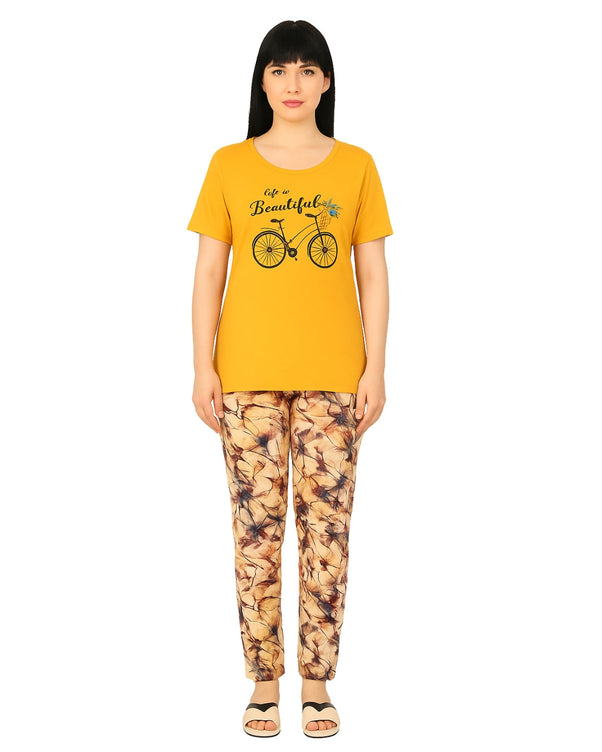Sajiero Cotton PJ Set - Sunny Ride