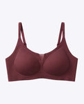 Sajiero Padded Seamless Curve Bra - Maroon