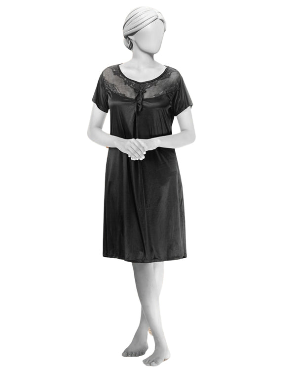 Sajiero Jersey Silk 2pcs Gown Set