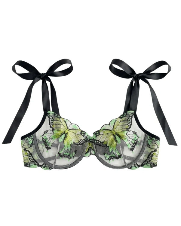 Sajiero Non Padded Bra Set - Orlisse - Green