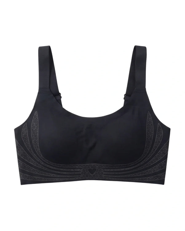 Sajiero Seamless Padded Bra - Celira - Black