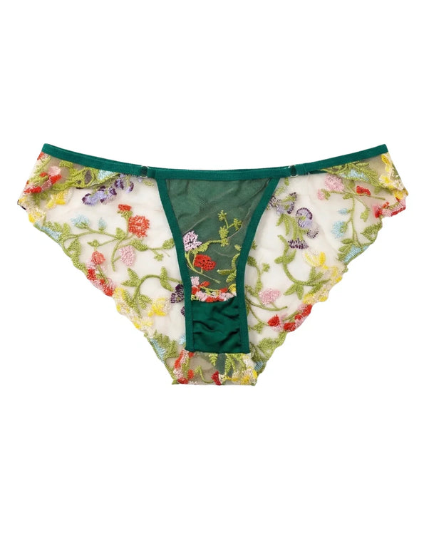 Sajiero Non Padded Bra Set - Fiora - Green