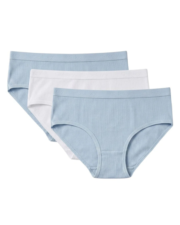 Sajiero Pack of 3 - Brief Panty - Ribline