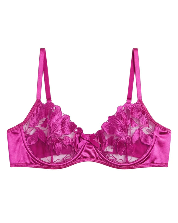 Sajiero Non Padded Bra Set - Petal Luxe - Purple